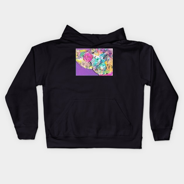 Chameleon 3 Kids Hoodie by Mr. Leon Artwork